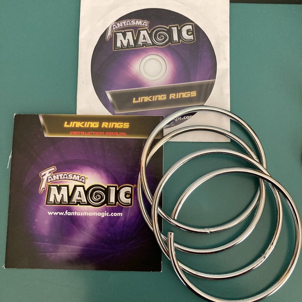 Linking Metal Rings Magic Trick by Fantasma